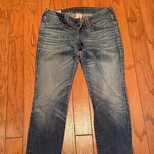 True Religion Stella Jeans Medium Wash Jeans Size 25 Skinny